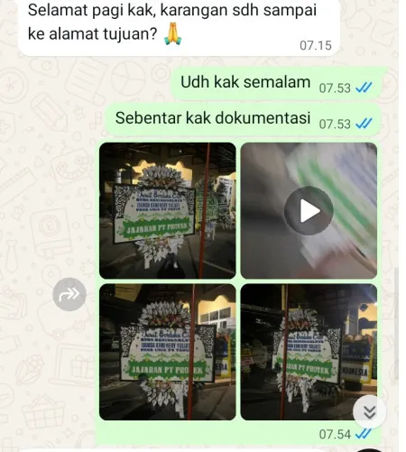 Pengiriman Papan Bunga Selamat Sindang Jaya