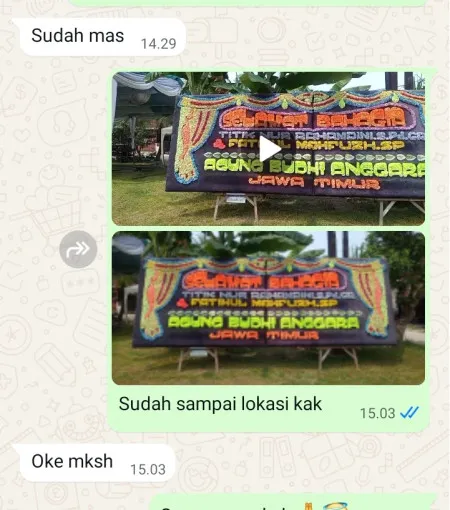 Pengiriman Papan Bunga Sindang Jaya