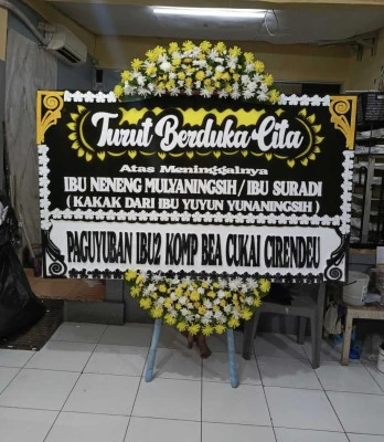 Papan Bunga di Sindang Jaya